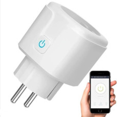 Смарт-розетка WiFi 20A з моніторингом енергоспоживання та керуванням через Tuya/Smart Life