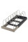 Розширювана сушарка для посуду DISH RACK 31-56 см із неіржавкої сталі, підставка для кришок, каструль