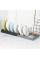 Розширювана сушарка для посуду DISH RACK 31-56 см із неіржавкої сталі, підставка для кришок, каструль