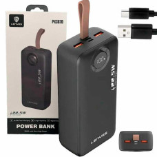Компактний зовнішній акумулятор LENYES PX387D Power Bank 30000 мА·год