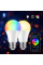 Лампа розумна LED RGB з білим і кольоровим світлом Tuya E27 Bluetooth