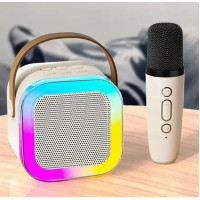 Міні-дитяче караоке K12 з бездротовим мікрофоном і динаміком, Bluetooth-колонка з LED-підсвіткою