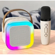 Міні-дитяче караоке K12 з бездротовим мікрофоном і динаміком, Bluetooth-колонка з LED-підсвіткою