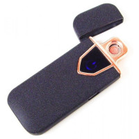 Зажигалка спиральная USB 711 электрическая, металл, работает при любой погоде, с кабелем для зарядки