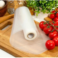 Вакуумні пакети для пакування харчових продуктів 25 см, пакети для вакууматора, тривале зберігання продуктів