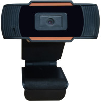 Вебкамера OKey WebCam HD 720P Black/Orange з мікрофоном і USB-приєднанням