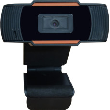 Вебкамера OKey WebCam HD 720P Black/Orange з мікрофоном і USB-приєднанням