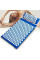 Килимок масажний із подушкою Acupressure Mat для розслаблення, зняття стресу та болю