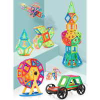 Конструктор дитячий магнітний Magical Magnet 3D, 98 деталей розвивальний для дітей