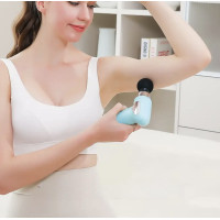 Портативний перкусійний масажер CY-009 для тіла, спини та м'язів із 4 насадками