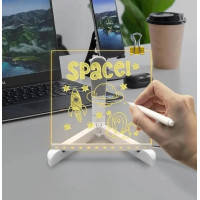 Світлодіодна дошка для нотаток і малювання ST-805 150х150 мм з USB-підсвіткою