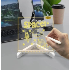 Світлодіодна дошка для нотаток і малювання ST-805 150х150 мм з USB-підсвіткою