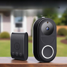 Бездротовий відеодомофон із камерою Full HD і нічним баченням — Wi-Fi дверний дзвінок з акумулятором і керуванням через смартфон