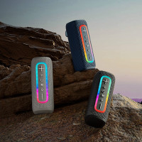 Колонка Bluetooth IMENSO IMS-S1041 BT v5.3 з RGB-підсвіткою, акумулятор 1200 мА·год і подвійний динамік 5 Вт × 2