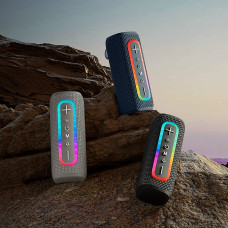 Колонка Bluetooth IMENSO IMS-S1041 BT v5.3 з RGB-підсвіткою, акумулятор 1200 мА·год і подвійний динамік 5 Вт × 2