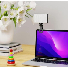 RGB лампа для блогерів і стримерів на прищіпці з регулюванням яскравості та поворотом 360° AND 5265