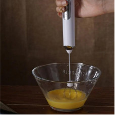 Електричний портативний міксер-капучинатор EGG BEATER, бездротовий спінювач, ручний USB міксер