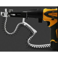 Автоматичний адаптер на шурупокрут для подавання саморізів стрічкова насадка для гіпсокартону