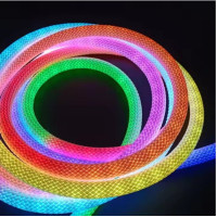 Розумна гнучка LED RGB, неонова стрічка-шланг 5 м, USB, керування через Bluetooth, синхронізація з музикою