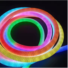 Розумна гнучка LED RGB, неонова стрічка-шланг 5 м, USB, керування через Bluetooth, синхронізація з музикою