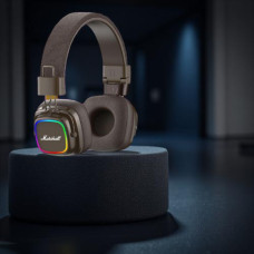 Навушники бездротові Bluetooth A30 Marshall, коричневі