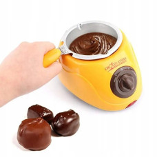 Прилад для приготування шоколадного фондю Chocolate Fondue Set з формами та аксесуарами, 200 г, неіржавка сталь