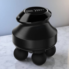 Масажер для голови AND LY-883, глибокий вібраційний масаж, акумуляторний, чорний