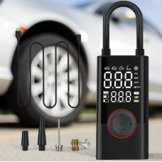 Портативний електричний компресор для шин 12 V з цифровим дисплеєм