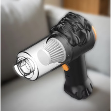 Автомобільний портативний бездротовий пилосос 4 в 1 з акумулятором і насадками для прибирання салону LY-597 чорний