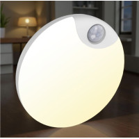 Круглий світлодіодний світильник AND HA-183 з датчиком руху, акумуляторний, IP65, 15 Вт, накладний монтаж