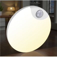 Круглий світлодіодний світильник AND HA-183 з датчиком руху, акумуляторний, IP65, 15 Вт, накладний монтаж