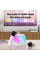 Портативна Bluetooth колонка караоке K18 з мікрофонами з RGB-підсвіткою, колонка speaker з FM USB TF AUX 2 мікрофони