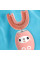 Дитяча електрична зубна щітка U-shaped Electric Toothbrush, ультразвукова силіконова щітка-капа для дітей, U-подібна акумуляторна