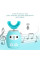 Дитяча електрична зубна щітка U-shaped Electric Toothbrush, ультразвукова силіконова щітка-капа для дітей, U-подібна акумуляторна