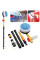 Щітка для миття авто з підключенням до шланга Water Blast Cleaner Roto Brush MAG-764, обертова щітка для шланга, насадка для миття