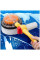 Щітка для миття авто з підключенням до шланга Water Blast Cleaner Roto Brush MAG-764, обертова щітка для шланга, насадка для миття
