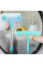 Щітка для миття вікон Multpurpose Squeegee з мікрофіброю та двома ручками, швабра для миття вікон і скла, скребок для вікон