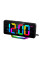 Електронний настільний годинник VST-888H RGB з LED дзеркальним дисплеєм, цифровий настільний годинник з підсвіткою