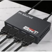 Розгалужувач HDMI  на 4 порти HDMI Splitter 1x4, HDMI спліттер 4K Ultra HD, розподільник HDMI сигналу, дільник HDMI 1 в 4