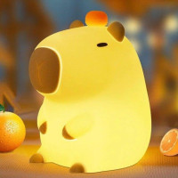Силіконовий нічник / світильник Капібара дитяча нічна лампа для дітей акумуляторна