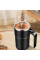 Кухоль самопомішуючий JB-01 з LCD термометром і зарядкою Self Stirring Mug 380 мл чашка мішалка