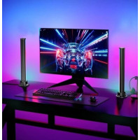 Лампа-торшер KBB-3A LED RGB 2 шт, настільний вертикальний торшер, підлогова LED лампа з пультом, RGB торшер для кімнати
