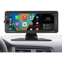 Портативний автомобільний монітор 7 дюймів CarPlay 601W, автомобільний екран з Android Auto, сенсорний дисплей для авто