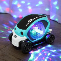 Дитяча машинка Toy AND CX-865 з LED підсвіткою та обертанням прозорий корпус інтерактивна