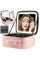 Дорожня косметичка  б'юті кейс Make Up з LED дзеркалом, тканинна косметичка чемоданчик з підсвіткою, органайзер для косметики