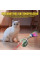 Інтерактивна іграшка для котів з лазером та автокатанням Interactive Pet Ball, USB, з датчиками руху, автоматична іграшка для кота