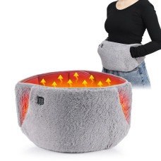 Грілка для талії та рук Warm Stomach USB, електричний нагрівальний пояс з графеновим підігрівом 3 режими температури, пояс-грілка