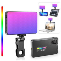 Світло блогера RGB LAMP AND 5265, лампа для блогера на прищіпці, портативний RGB відеосвітильник, LED лампа для фото відео